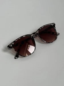Sonnenbrille Wayfarer Leopard-Transparent Brille Unisex Sonne Damen Herren NEU - Bild 1 von 3
