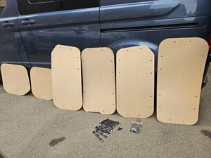 2018 Ford Transit Custom part set of load area panels, mounts & 100 clips - Picture 1 of 4