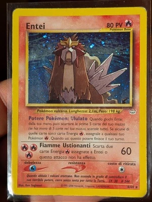 Entei 6/64 Holo Rare Neo Revelation Pokémon Card (ITL) - Image 1 of 4