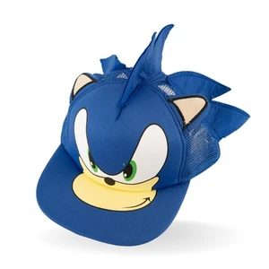 Sonic the Hedgehog Kinder Trucker Cap mit 3D Spikes & Ohren Netzrücken verstellbar - Bild 1 von 6