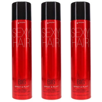 Sexy Hair Big Sexy Hair Spray and Play Volumizing Hairspray 10 oz 3 Pack - Image 1 of 4