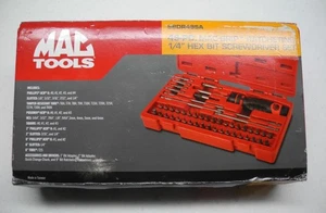 NEW $160 Mac Tools 49-PC. 1/4" Hex Drive Mac-Grip Ratcheting Bit Driver Set - Picture 1 of 4