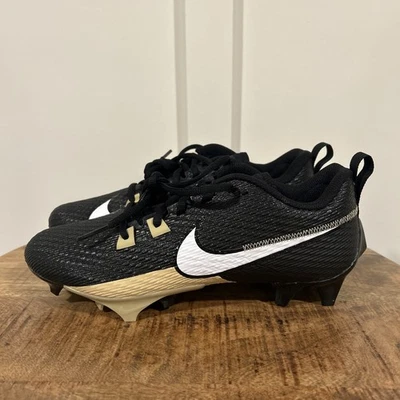 Size 12-Nike Vapor Edge Speed 360 2 Black Gold Football Cleat FN7764-004 NEW - Image 1 of 4