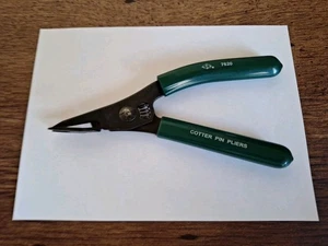 Alicates SK Tools Cotter Pin con resorte mango verde. Parte 7620 Hecho en USA - Imagen 1 de 3