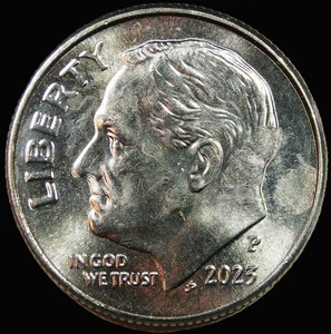 2023 P Roosevelt dime error, obverse grease error - Picture 1 of 3