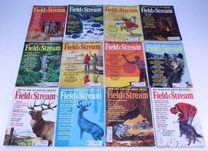 Field & Stream Magazine Lot Bundle 1967 Complete Year Set VTG Hunting Fishing NY - Picture 1 of 24