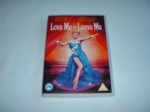 LOVE ME OR LEAVE ME UK DVD (1955 FILM/MOVIE/CLASSIC/DORIS DAY/JAMES CAGNEY) - Picture 1 of 2