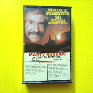 MARTY ROBBINS 20 Golden memories CASSETTE RARE HTF - Picture 1 of 3