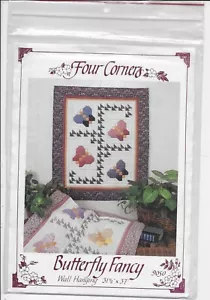 Four Corners "Butterfly Fancy" Quilt Square Wall Hanging Pattern #9050 - Picture 1 of 2