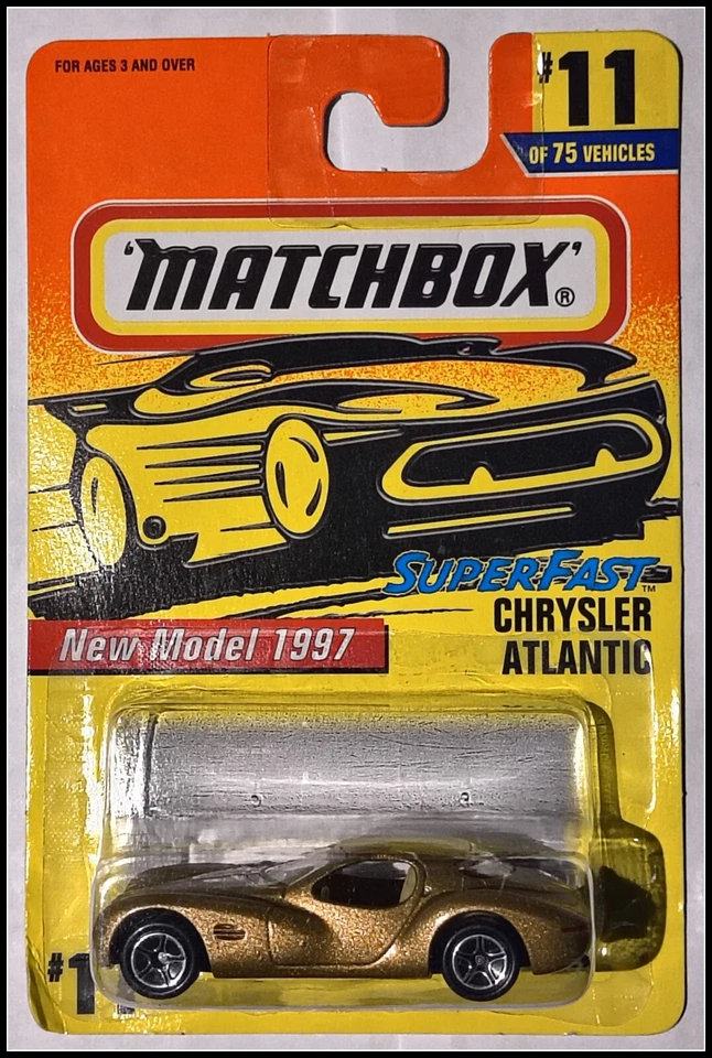 Matchbox Gold Chrysler Atlantic #11 1997 - Image 1 of 1