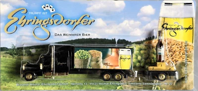 Rarität! Limit. Ehringsdorfer Bier Sammeltruck 22 Minitruck US Truck Sattelzug - Bild 1 von 4