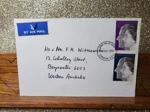 First Day Cover 📮 1972 Silver Wedding 📮 UK - Picture 1 of 2