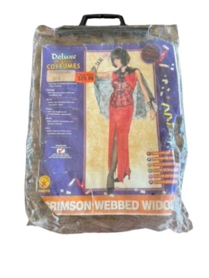 Rubies Costume Crimson Webbed  Widow Fits Up To Size 12 - Image 1 of 4