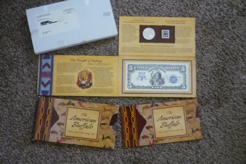 2001 American Buffalo Coin & Currency US United States Mint "UNOPENED BOX Cover