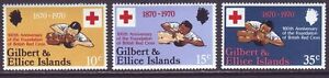 Gilbert & Ellice Islands 1970 SC 159-161 MNH Set Red Cross