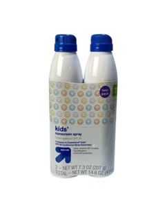 2 Pack Up & Up Kids Sunscreen Spray SPF50 Water Resist Hypoallergenic NEW - Picture 1 of 2