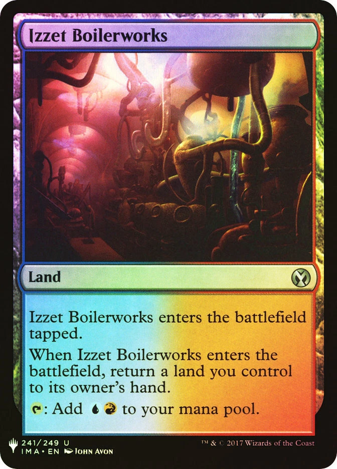 MTG FOIL Izzet Boilerworks Iconic Masters  - Planeswalker Symbol Reprints #68 - Image 1 of 1