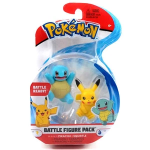 Paquete de figuras de batalla de Pokémon Squirtle y figuras de Pikachu - Imagen 1 de 2