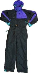 VTG Columbia Sports 90s Retro One Piece Snow Ski Suit Men S Winter Outdoor Hood - Picture 1 of 15
