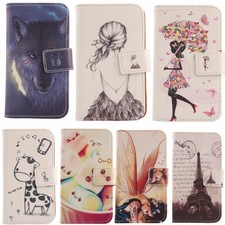 Lovely Flip Folder PU Leather Phone Case Protective Cover For Opel Smartphone