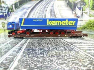Märklin 84797 2 - H0 - ÖBB - Niederflurwagen mit LKW Kemeter - OVP - #D4803 - Bild 1 von 6
