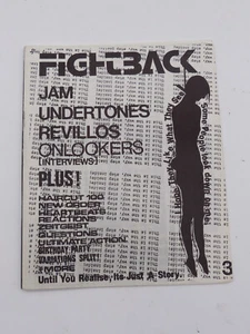 Fight Back #3 Post Punk Zine Hardcore Fanzine 80s UK Jam Undertones Revillos - Imagen 1 de 6