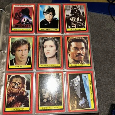 Vintage 1983 Topps Star Wars Return of the Jedi Conjunto Completo Série 1 e 2 - Imagem 1 de 4
