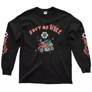 'Soft As Hell' Long Sleeve Shirt , Sweatshirt, Hoodies, Birthday Gift - Picture 1 of 6