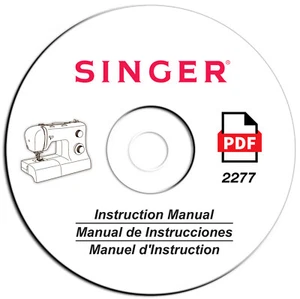 Singer 2277 Sewing Machine-Complete Owners Instruction Operation User Manual-CD - Picture 1 of 7