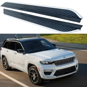 Fits For Jeep Grand Cherokee 2023 2024 2025+ Running Boards Side Steps Nerf Bars - Picture 1 of 8