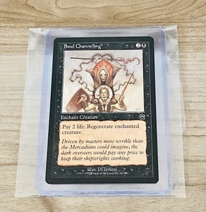 Magic The Gathering MERCADIAN MASQUES SOUL CHANNELING Black Karte MTG - Bild 1 von 2
