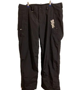 Men's XL Snow pants Black Bonfire Snowboarding CO nylon polyester lined. - Picture 1 of 11