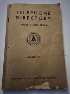 Vintage Telephone Directory Southwestern Bell System August 1937 - Picture 1 of 7