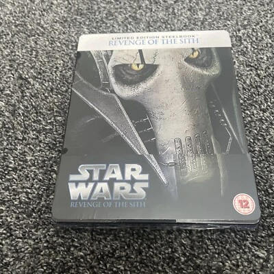 STAR WARS EPISODE 3 III REVENGE OF THE SITH BLU RAY STEELBOOK NEW SEALED MINT - Image 1 of 4