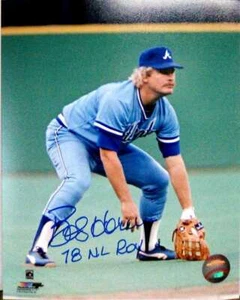 BOB HORNER SIGNED 8X10 PHOTO 78 NL ROY BRAVES - Picture 1 of 1