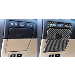 3Pcs Carbon Fiber Interior Driver Side Switches Cover Trim For Lexus GS 2006-11 - Picture 1 of 6