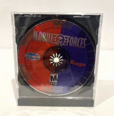 MOBILE FORCES PC CD-ROM GAME DISC & CASE NEW SEALED 2002 MAJESCO RAGE GAMES - Image 1 of 4