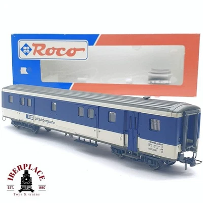 ♻️ 2da mano - Roco 44476 Furgon BLS Lötschbergbahn H0 escala 1:87 - Imagen 1 de 4