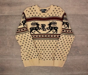 Suéter Polo Ralph Lauren Reno Años 90 De Colección Para Hombre Talla XL 90s - Imagen 1 de 6