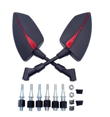 Espejos retrovisores traseros universales izquierda derecha CNC para Yamaha Zuma 125 50 50F YW125 Foto 1 de 4