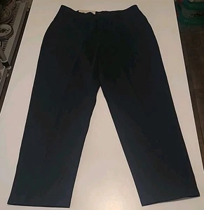 NWT Riders Lee Black Slash Pocket Pants 14P Misses Casual Stretch Eased Fit - Picture 1 of 8