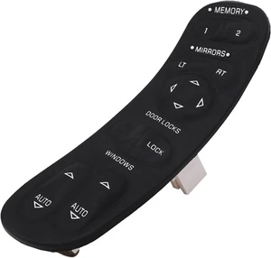 19209381 Left Driver Side Master Power Window Switch Compatible with Black  - Picture 1 of 9