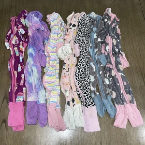 Little Sleepies Zippy Lot Paket 7 Größe 6-12 Waschabnutzung Spielzustand - Bild 1 von 24