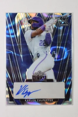 2024 Leaf Metal Kaelen Culpepper Auto #BA-KC2 RC /15 Twins #2 Prospect  - Image 1 of 2