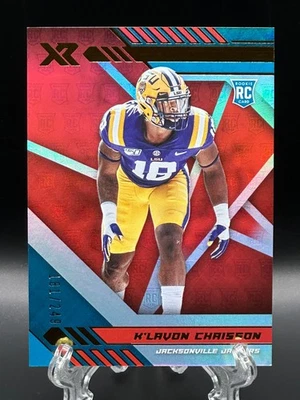 K'Lavon Chaisson 2020 Panini Xr Rookie Red /249 RC LSU Patriots #150 - Image 1 of 2