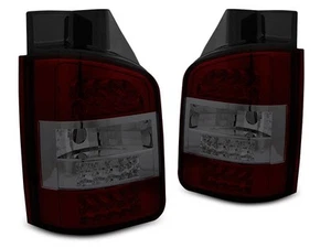 Mga LED Tailong for VW T5 2003-2009 Red Smoke LED Transporter LDVWK7WS XINO AU - Picture 1 of 7