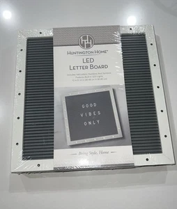 Changeable Letter Board by Huntington Home LED 12” X 12” Natural - Picture 1 of 2