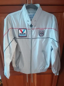Vintage 1984 Pontiac Indy Fiero Valvoline Jacke Grau Medium M - Bild 1 von 10