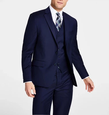 Michael Kors Men's Classic-Fit Wool-Blend Stretch Solid Suit Jacket MSRP $450 - Image 1 of 3