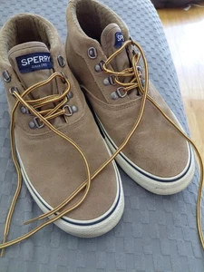 Herren Sperry Striper Storm Chukka Leder Stiefel Farbe Hellbraun GRÖSSE 10 - Bild 1 von 5